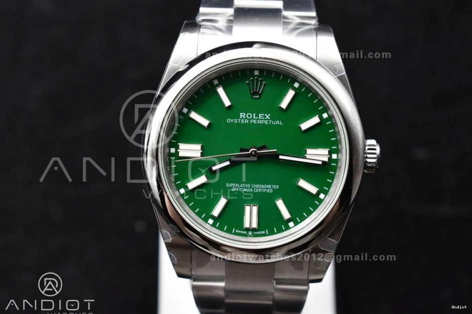 Steel Perpetual 1:1 Edition 41mm 904L Best Oyster DIWF A3230 Dial 124300 Green 0305